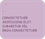 

consectetuer adipiscing elit. Curabitur vel eros.consectetuer